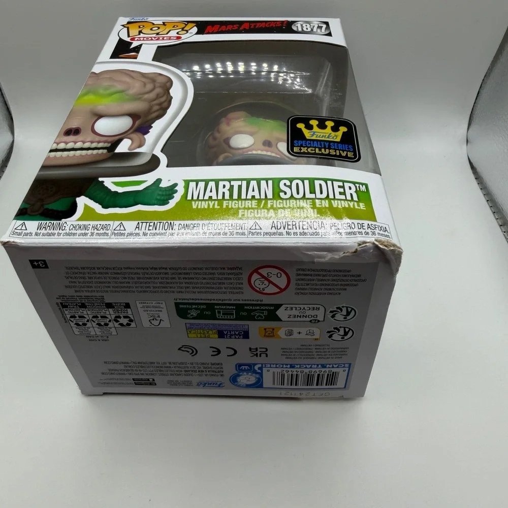 Funko Pop Mars Attacks Martian Soldier 1877 Specialty Series Exclusive Vinyl - Picture 6 of 6